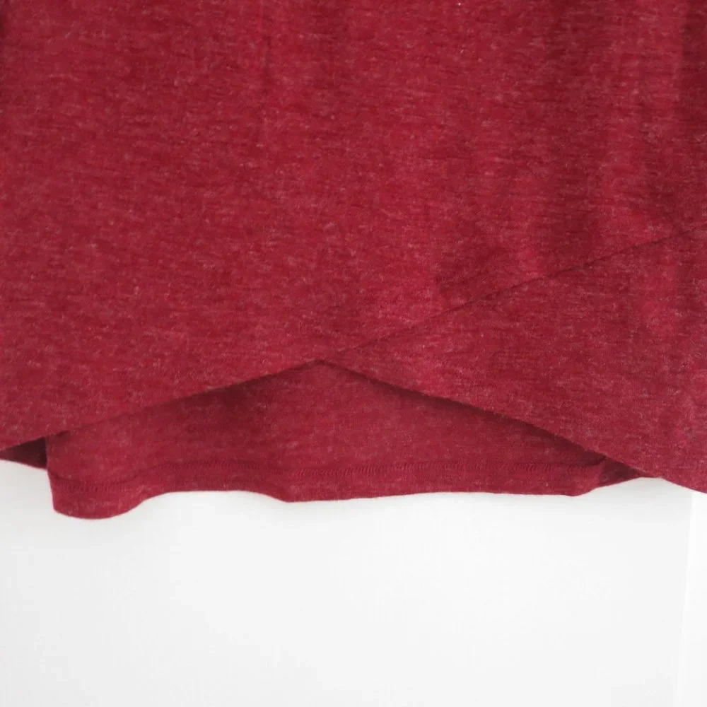 New LISTICLE Sexy Sweater Mini Dress Heathered Red Form Fitting M - Picture 13 of 13
